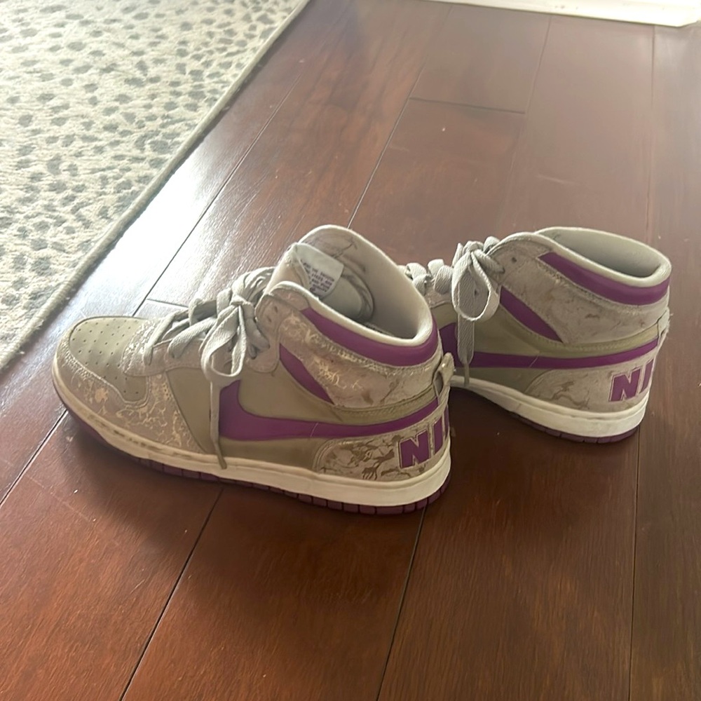 Kids Nike Air Force One Hightop Sneakers Size Toddler 9.5 - Picture 4 of 7